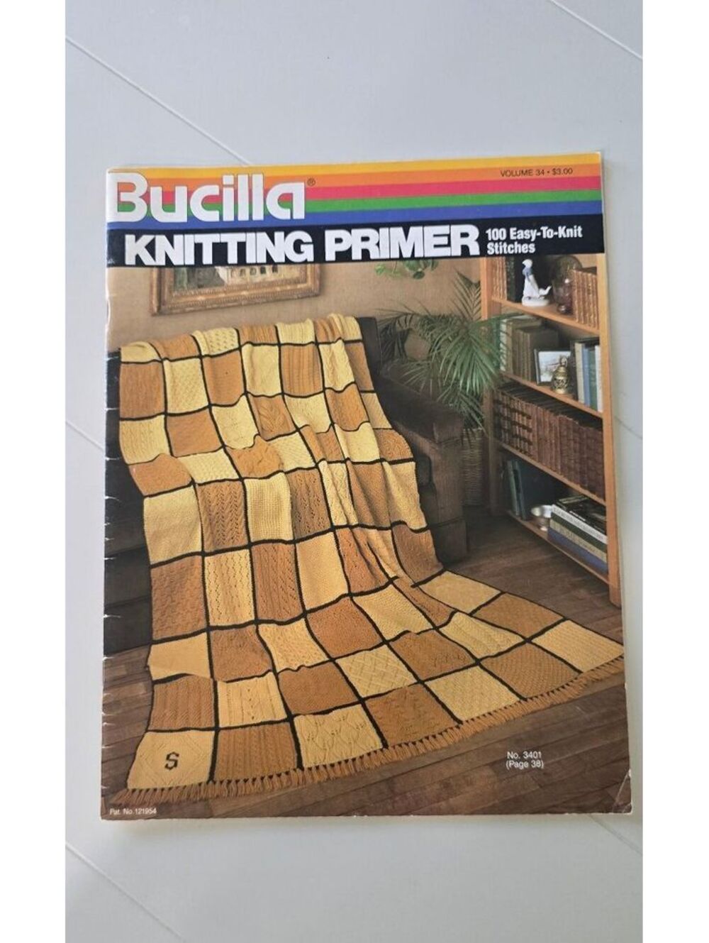 Bucilla Knitting Primer Volume 34 - 100 Easy-To-Knit Stitches